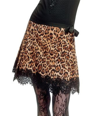 Anna Sui Leopard Denim Kilt | Bloomingdale's (US)