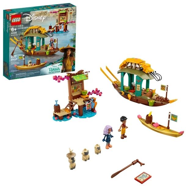 LEGO Disney Boun's Boat 43185 Building Toy for Kids (247 Pieces) | Walmart (US)