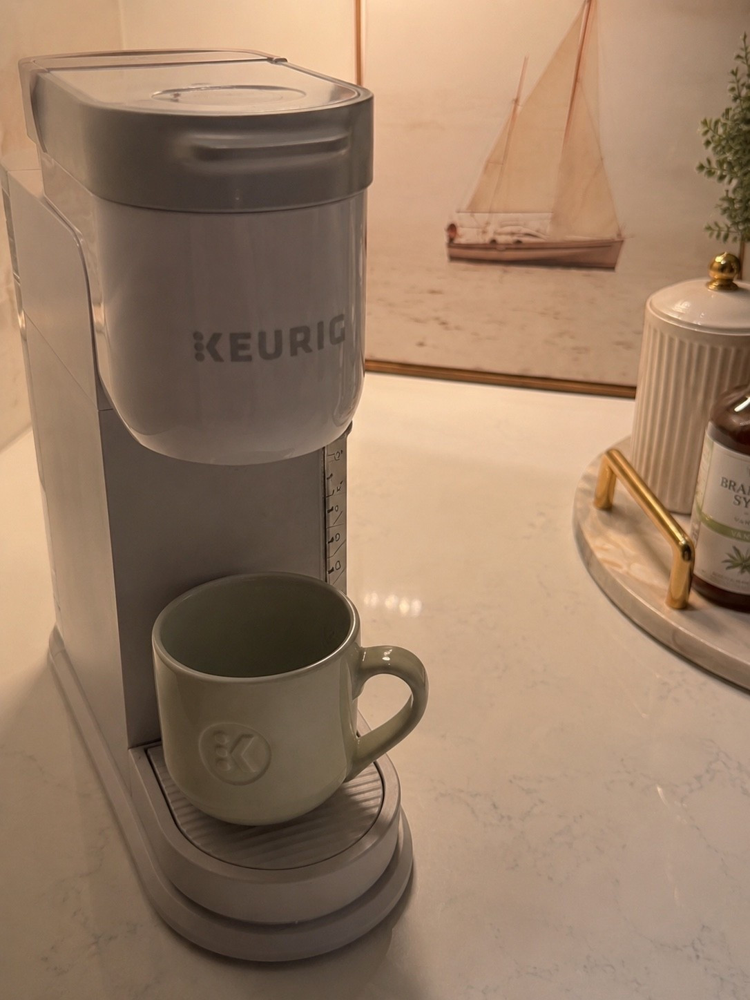 Also switched to this coffee maker and love it—quieter, compact, and the color is so good ☕️✨ 45% off today! 

hostess gift. summer hosting. coastal decor. coffee maker. kitchen finds. amazon home. quiet coffee maker.

#LTKmorningroutine #LTKHome #LTKSaleAlert