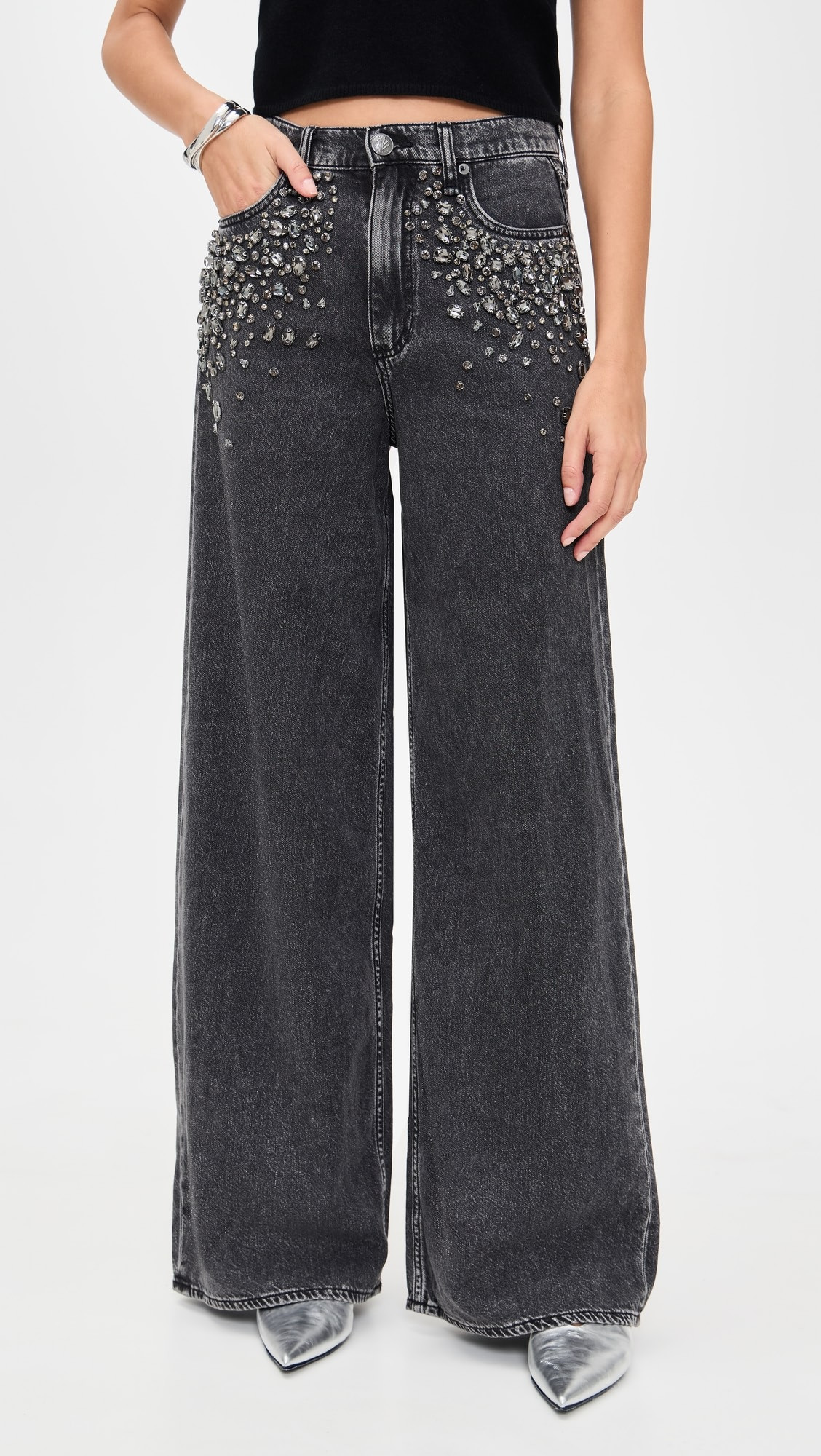 Featherweight Sofie High Rise Wide Leg Jeans | Shopbop