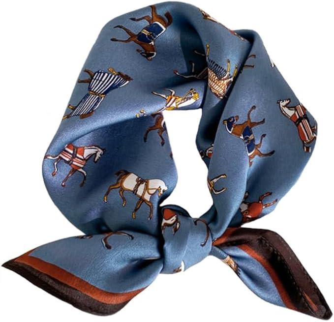 Tim & Tina Square 100% Mulberry Silk 21'' x 21'' Hair Scarf Head Sleeping Wrap Satin Head Scarf f... | Amazon (US)