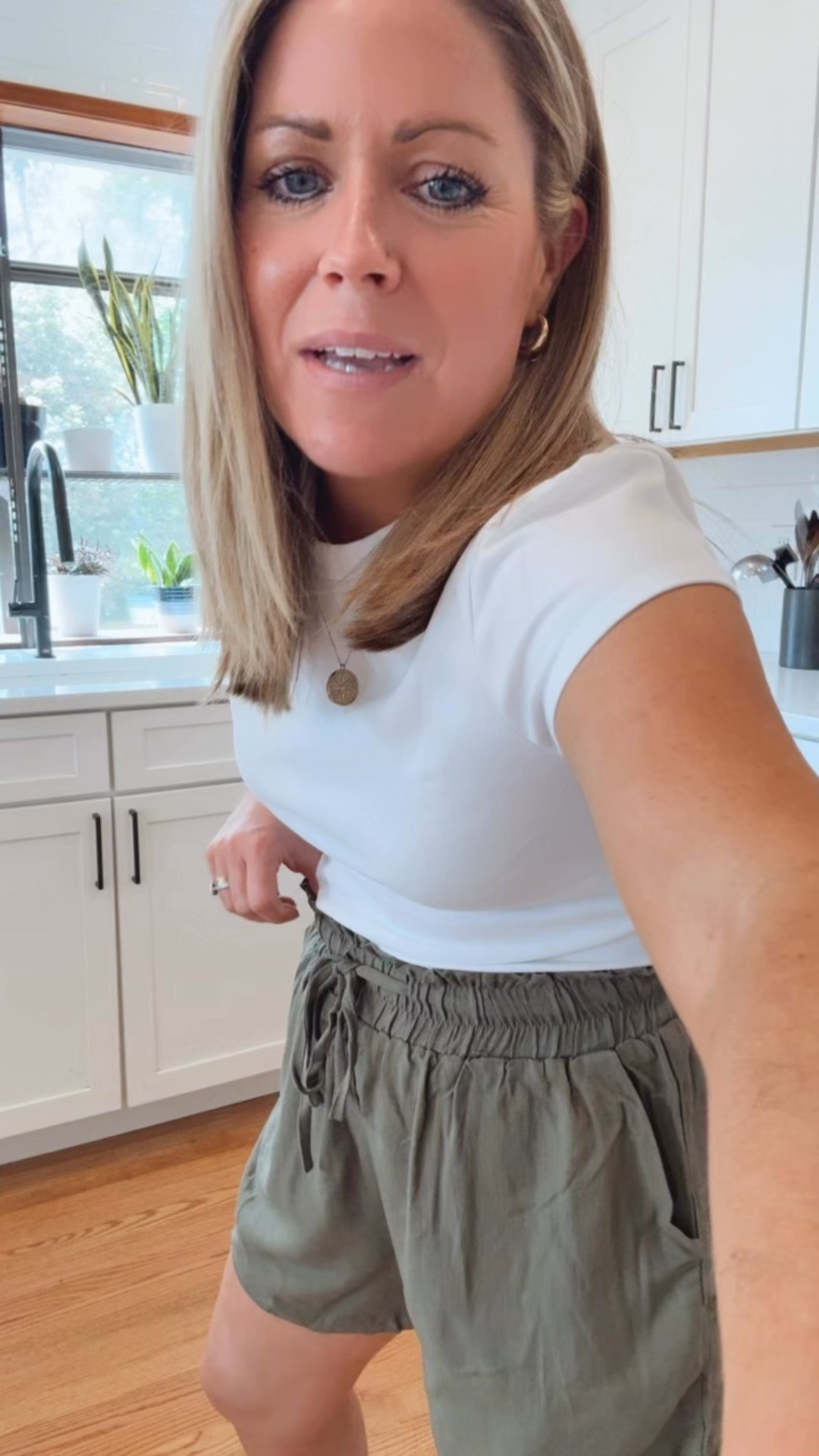 Amazon Linen Blend Shorts! Wearing a S - lots of great colors. Love the longer length!

#LTKootd #LTKPetite #LTKSaleAlert