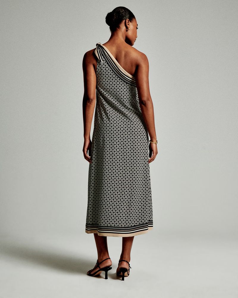 One-Shoulder Midi Dress | Abercrombie & Fitch (US)