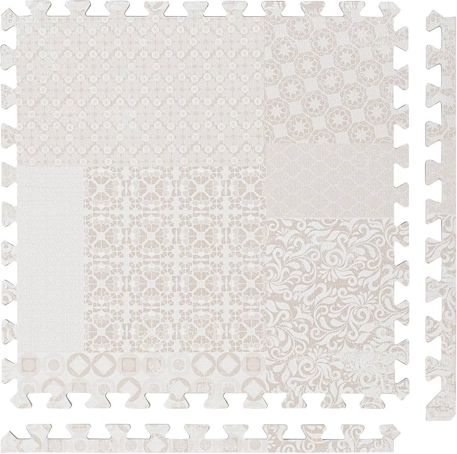 PopsyKosy Premium Baby Floor Play Mat - Thick & Cushioned 0.5 inch Playroom Foam Mat, Non-Toxic O... | Amazon (US)