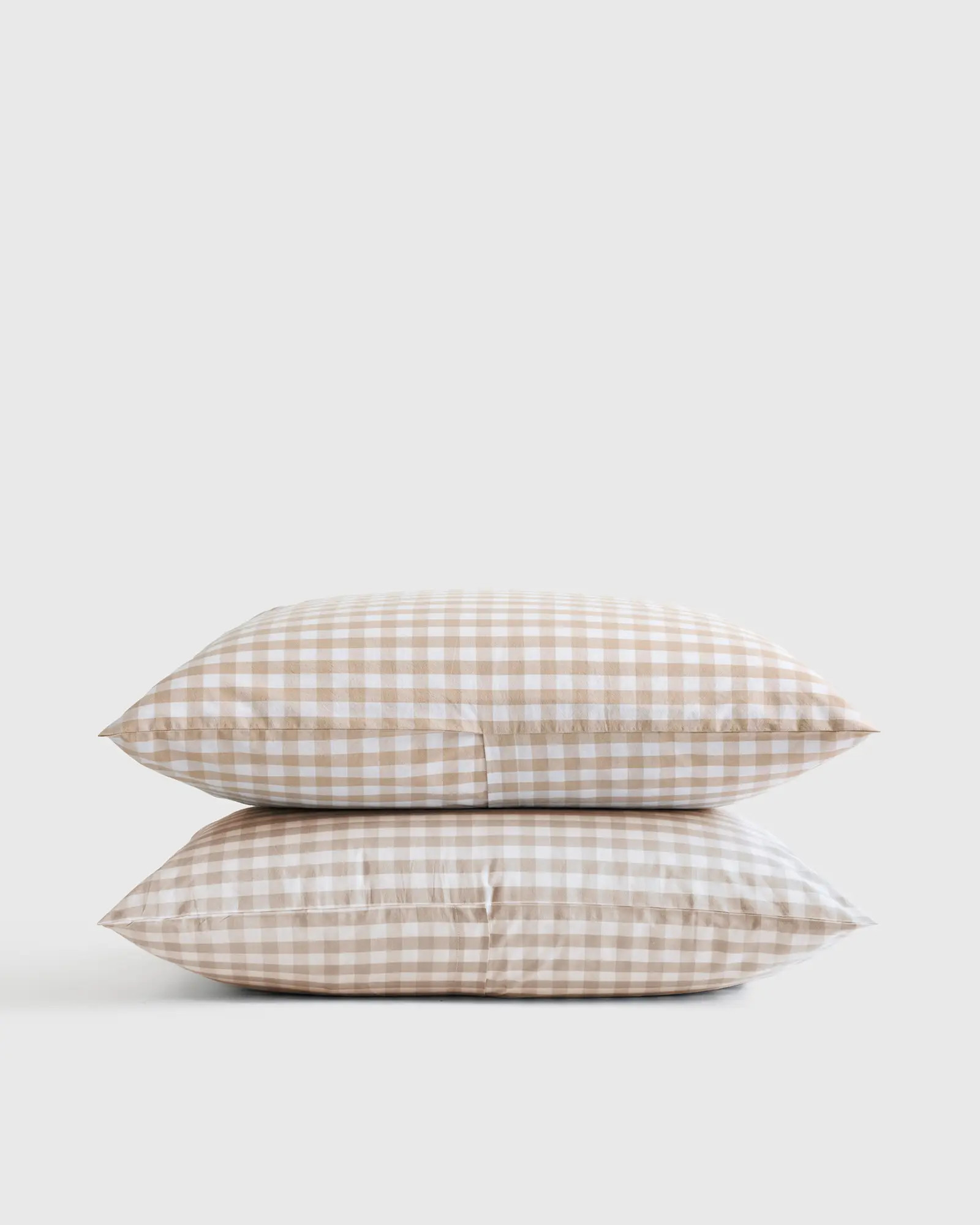 Classic Organic Percale Gingham Sham Set | Quince