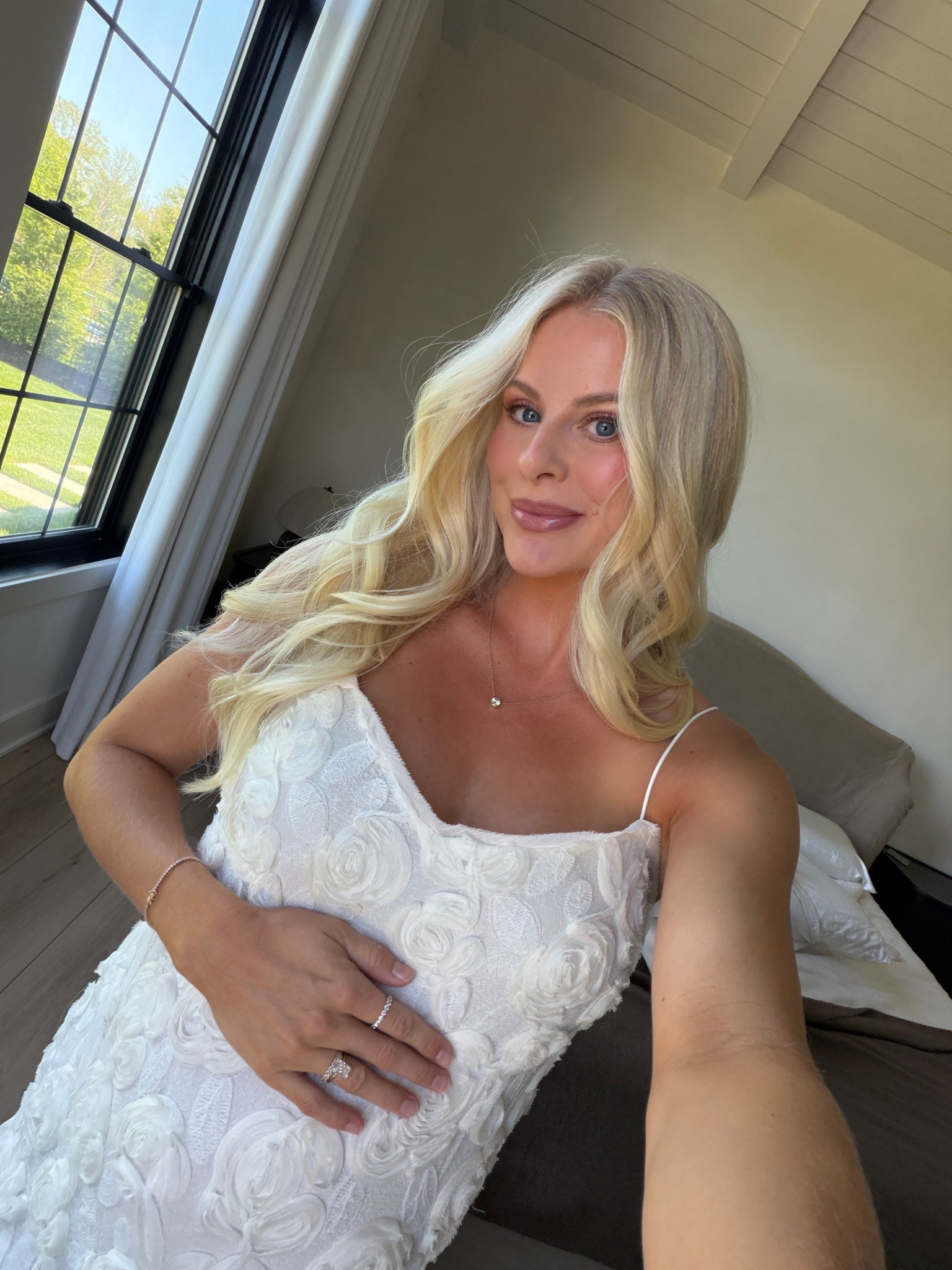 Baby shower outfit! Size medium in dress, code “KPGS20!” for discount on necklace, bracelet, & ring! 

Shades:
SPF - fair medium
Liquid foundation - N6
Concealer - 11 light neutral 
Setting powder - fair pink 
Blush - sublime flush
Face palette - universal 
Bronzer - 1.0 light golden bronze 
Powder bronzer - terra sol light med
Powder eyeshadow - idealist
Mascara - brown
Eye pencil - limitless brown 
Brown pencil & gel - blonde
Gloss - sweetmouth
Lip liner - iconic nude
Cream blush on lip - she goes to the gym 
Lip stick  - blaz’d donut

#kathleenpost

Current makeup faves, beauty faves, lip combo, eye combo, full face makeup, everyday wear makeup, Gender neutral baby shower dress, 

#LTKBeauty