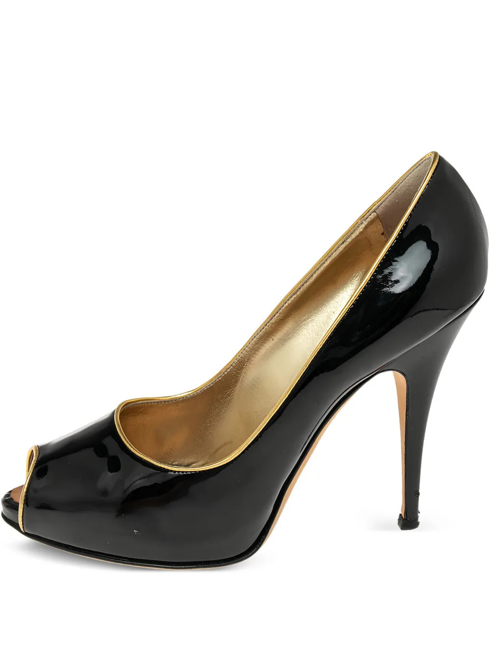 Giuseppe Zanotti Vintage 120mm peep-toe heeled pumps - Black | Farfetch Global