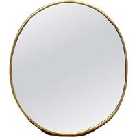 Wall Mirror With Brass Frame, Oval Mirror, Handmade Mirrors, Gold Natural Antique Vintage Decor | Etsy (US)