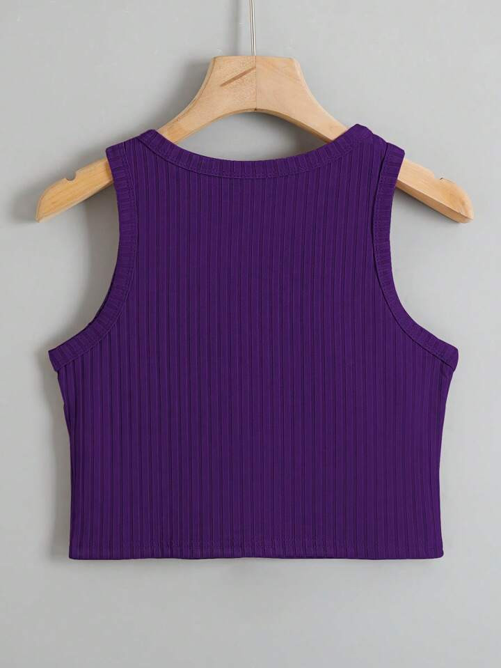 INAWLY Number And Letter Graphic Crop Tank Top Graphic Tees Women Tops | SHEIN