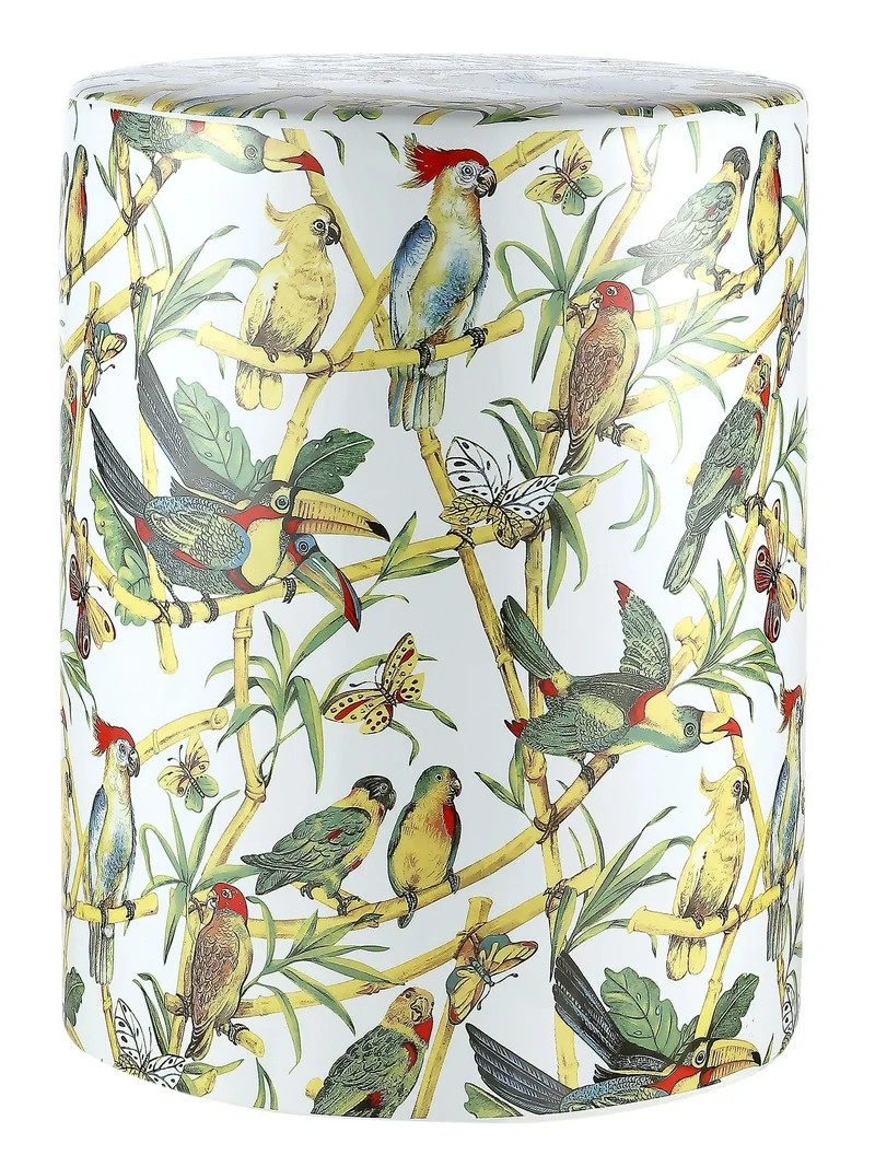 SAFAVIEH Forla 18" Coastal Animal Ceramic Garden Stool, Multi | Walmart (US)