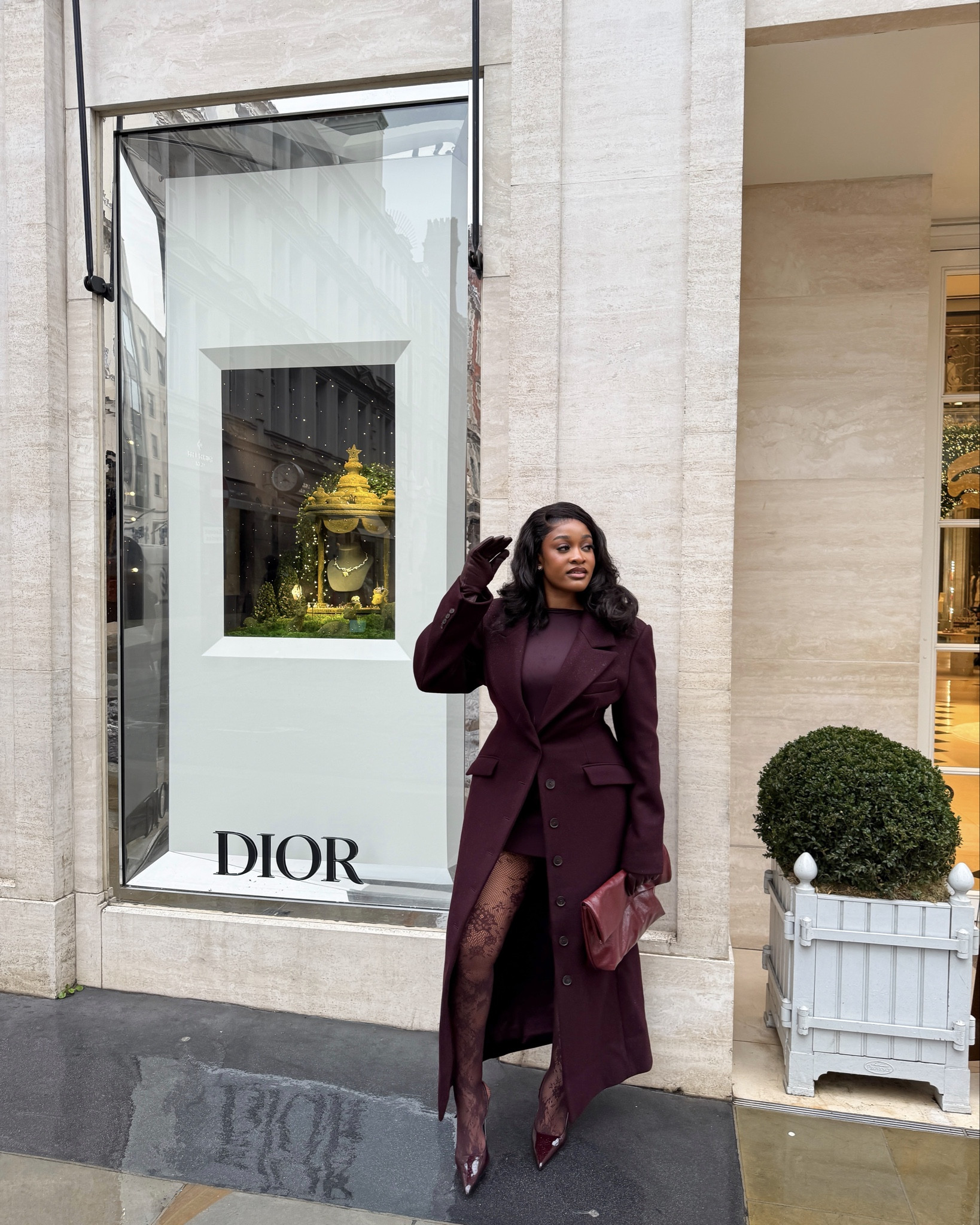 Burgundy Maxi cinched waist coat

#LTKuk #LTKwinter #LTKpartywear