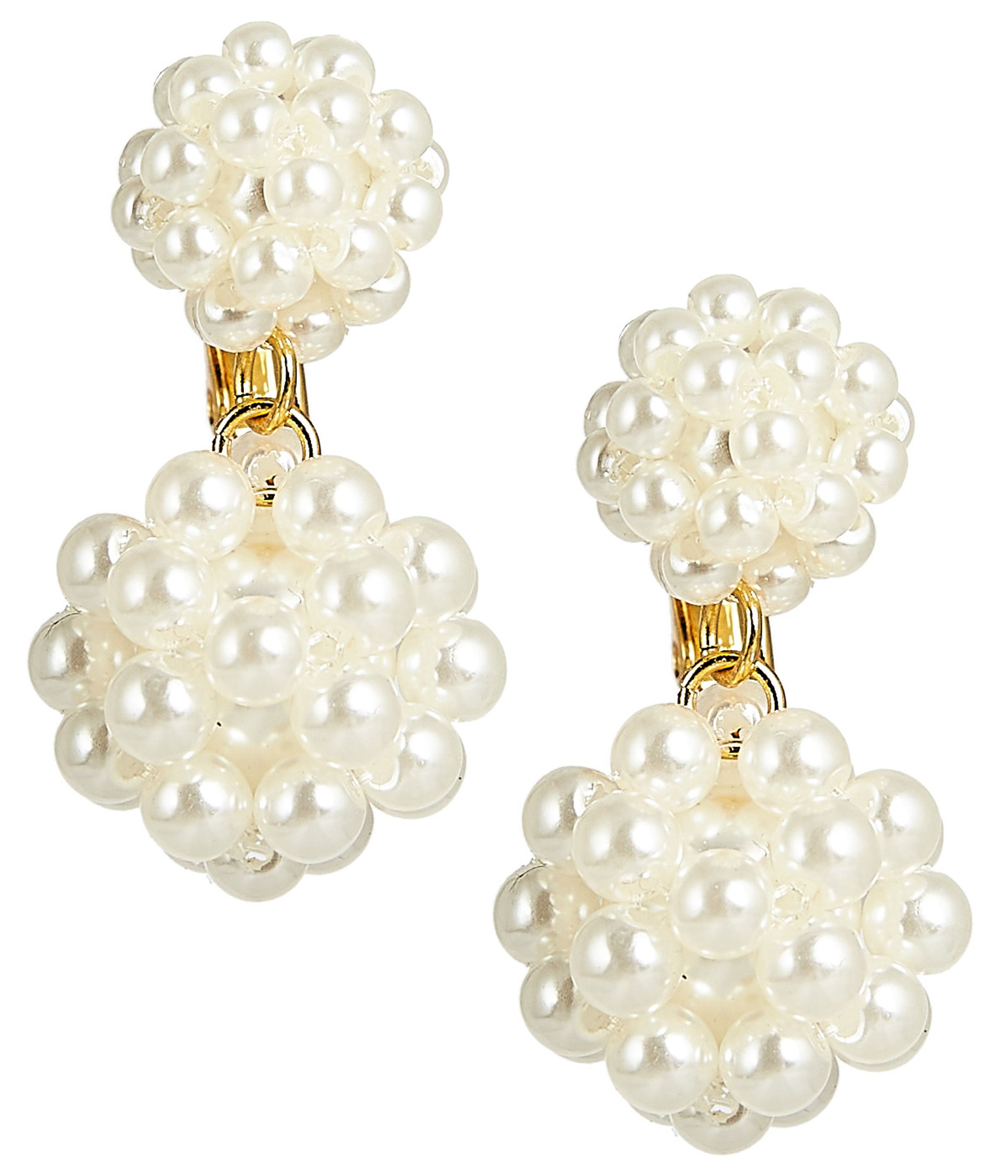 Kate Cluster Pearl Small - Earrings - Belle of  the Ball | Lisi Lerch Inc