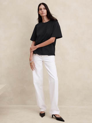 Cotton Boyfriend T-Shirt | Banana Republic (US)