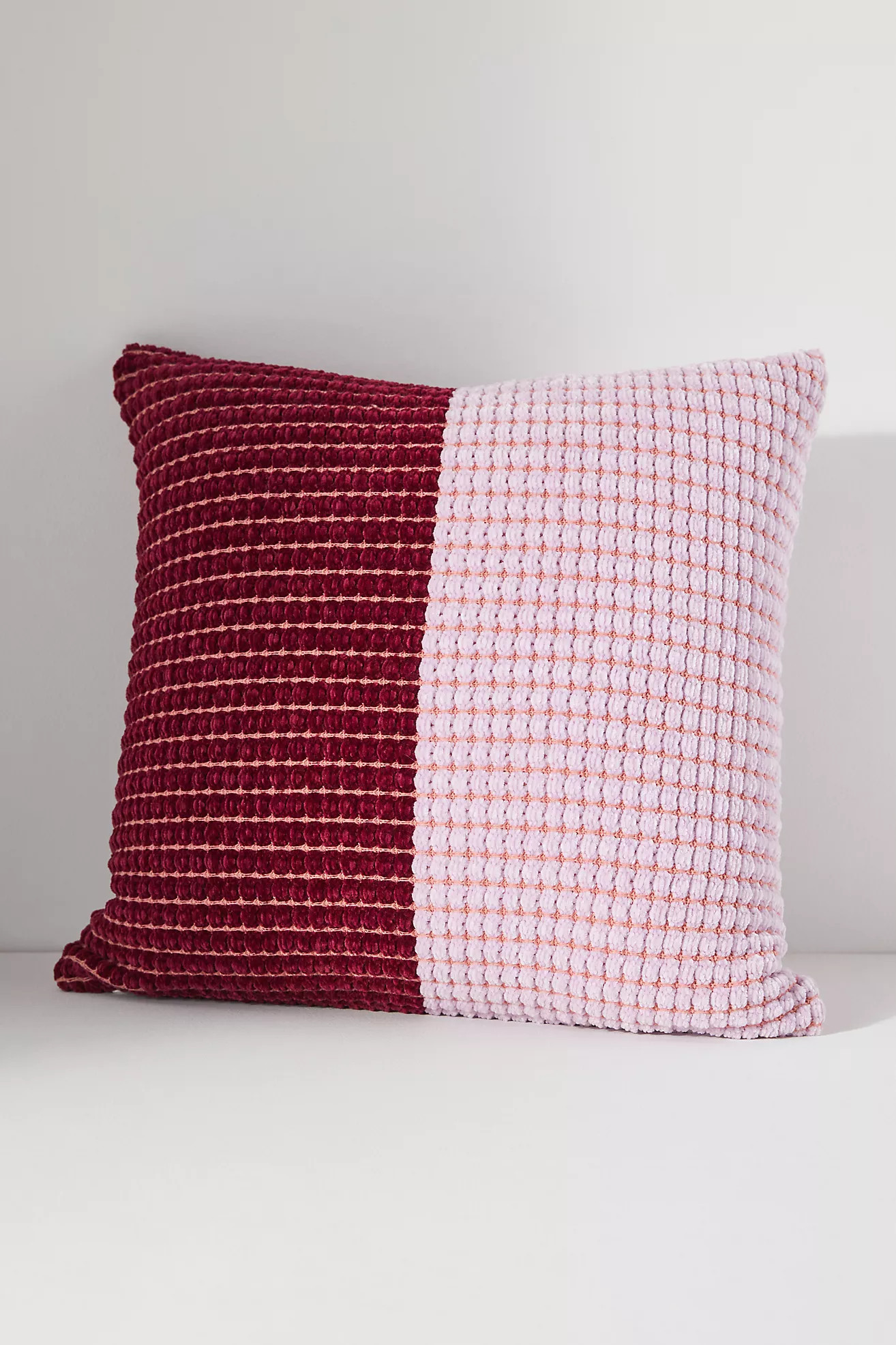 Verloop Grid Colorblock Pillow Cover | Anthropologie (US)