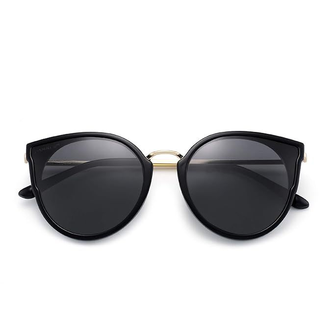 PANNER Polarized Oversized Cat Eye Fashion Sunglasses for Women 100% UV400 Protection | Amazon (US)