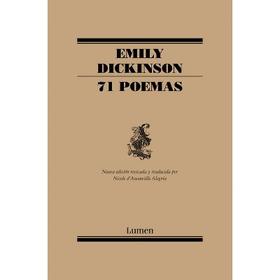 71 Poemas (Emily Dickinson) (Edición Bilingüe) - (Paperback) | Target