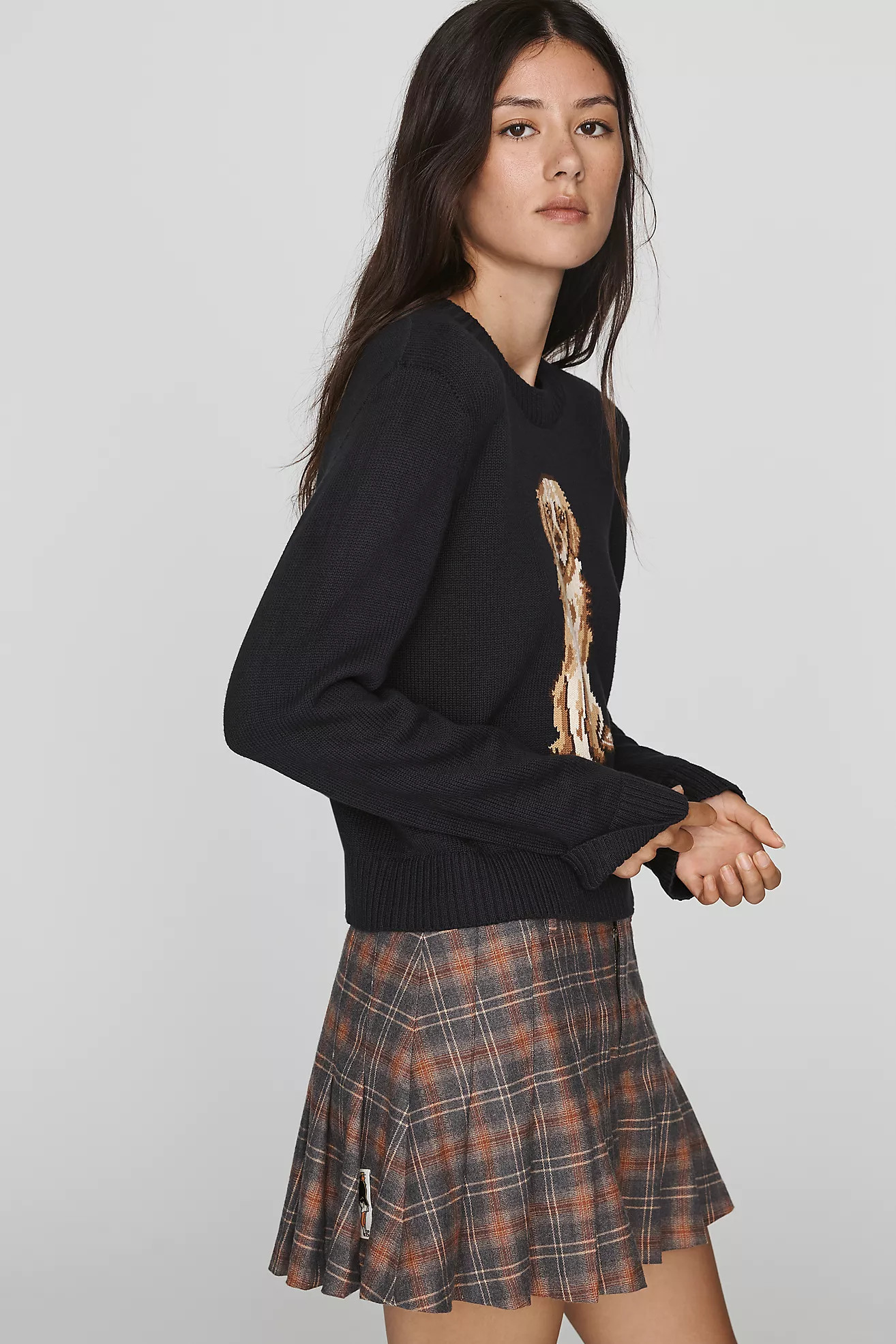 Barbour x Anthropologie Lara 100% Cotton Sweater | Anthropologie (US)