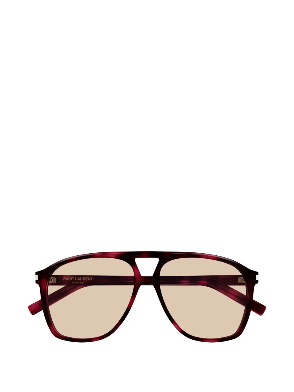 Saint Laurent Eyewear Dune pilot sunglasses - Brown | Farfetch Global