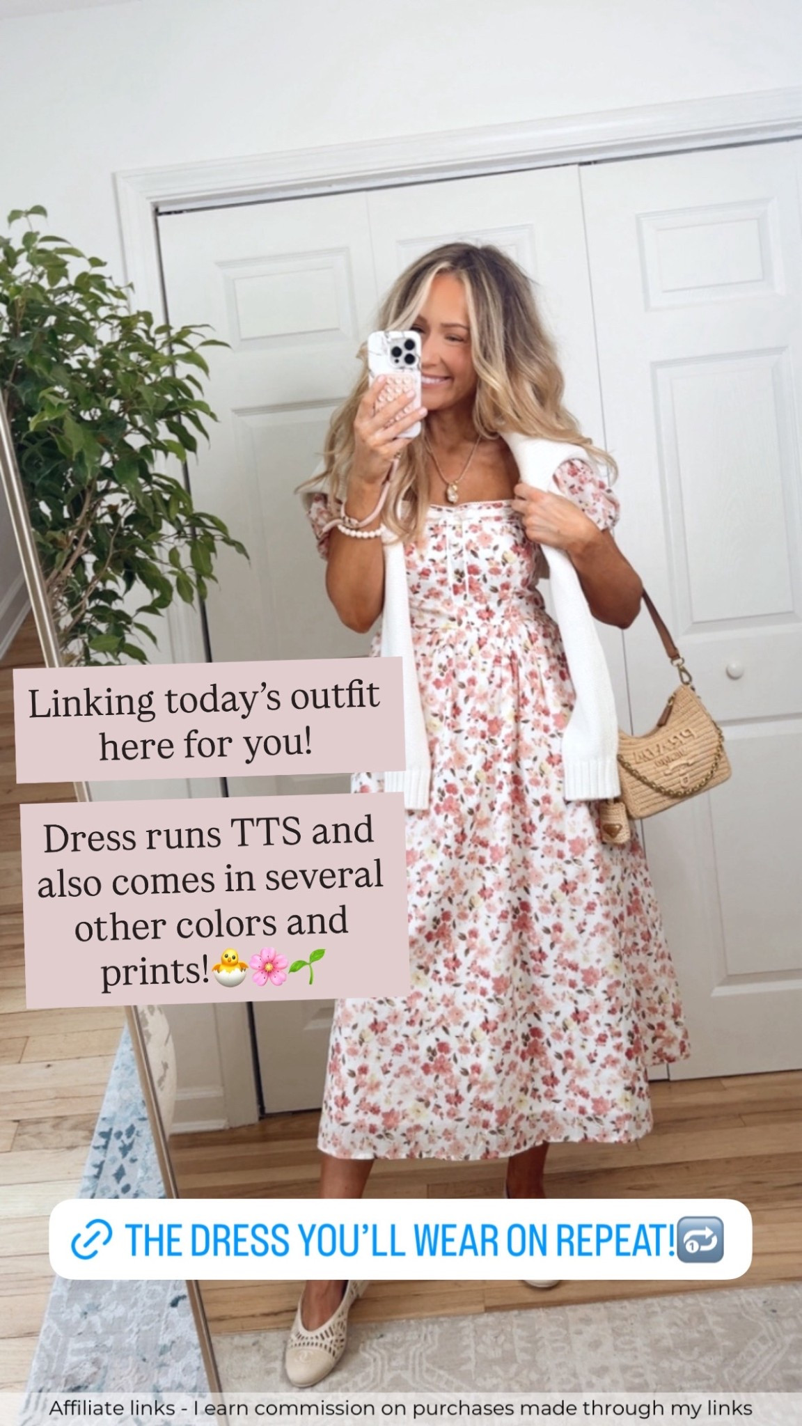 Affiliate links - I earn commission on purchases made through my links | casual spring dress