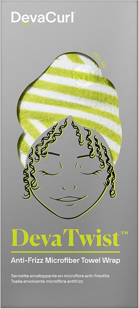 DevaCurl DevaTwist Anti-Frizz Microfiber Towel Wrap, Hands Free Design | Amazon (US)