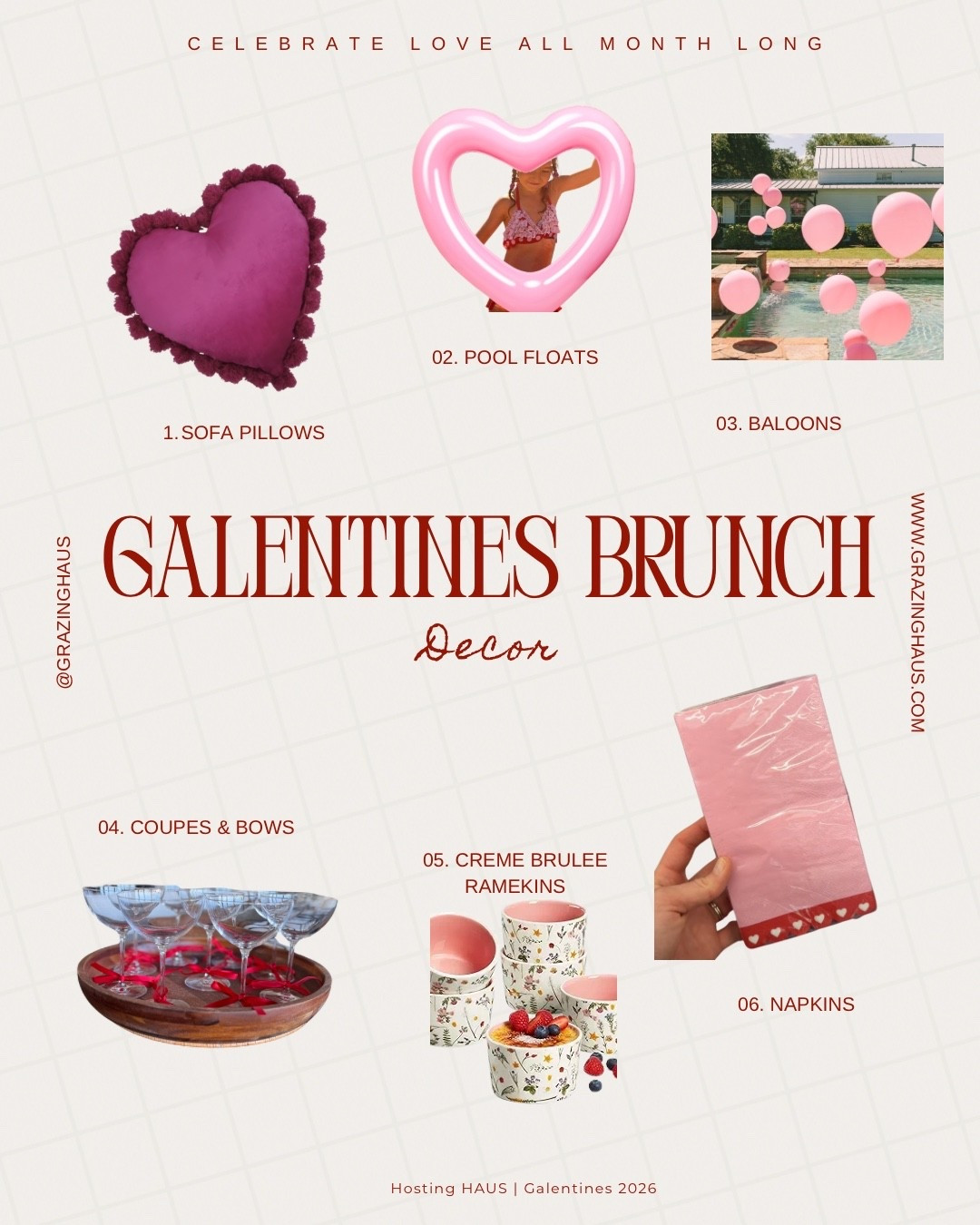 February is the month to celebrate love all month long in my books ❤️🤍 I’m celebrating my galentines this weekend with brunch at my house! I’m sharing the things I pick up - and now are on sale more than before! 

@Michaels 

#galentinesparty #love #decor 