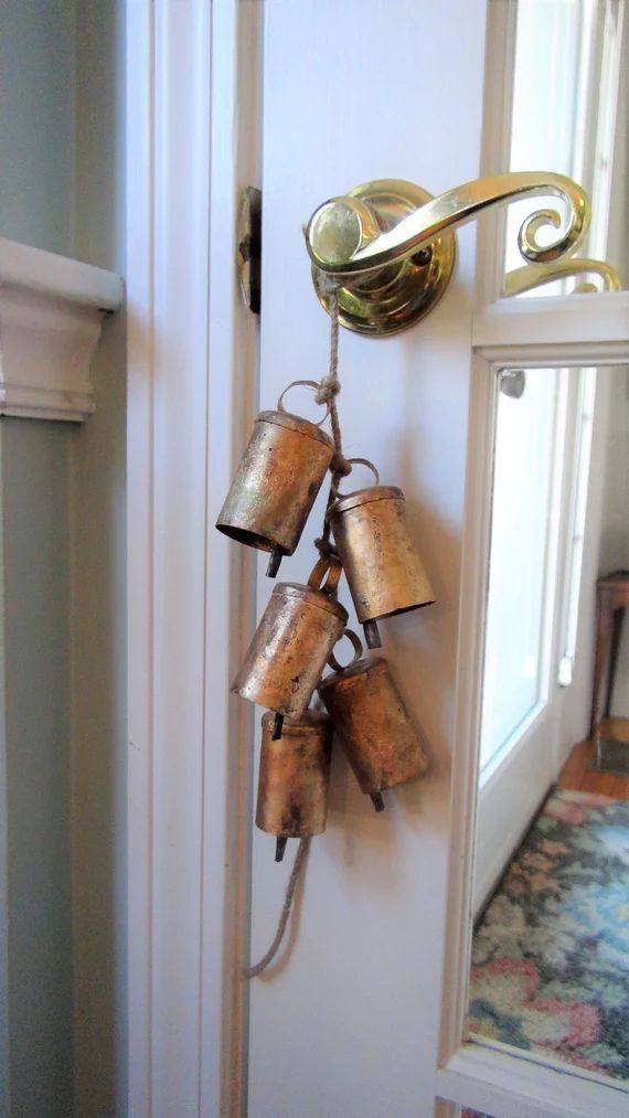 OLD WORLD Bells in Rustic Gold-5 Beautiful Bells-perfect for | Etsy | Etsy (US)