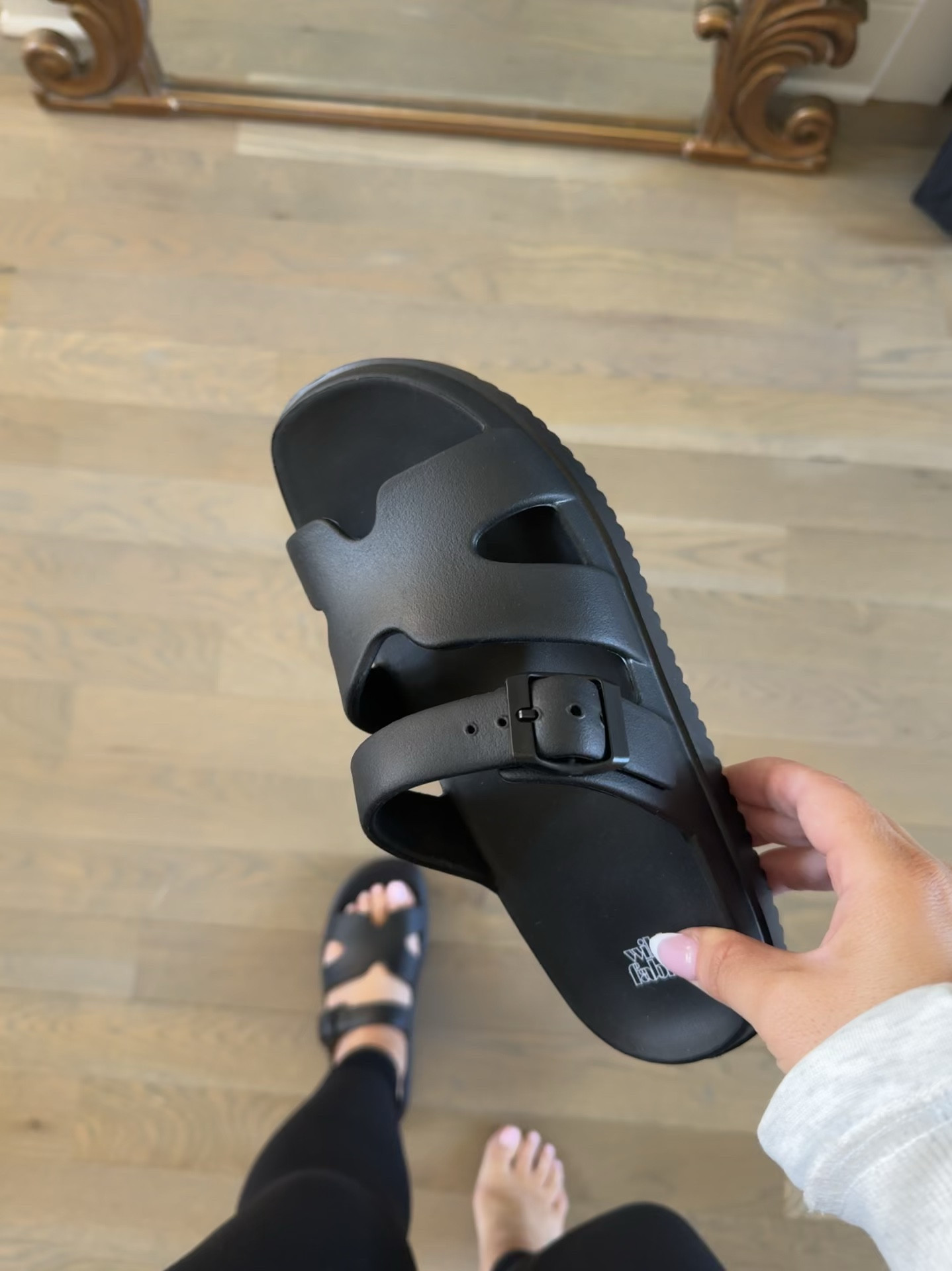 I love these black sandals for summer! Perfect fit and material is great for water as well! 

Runs true! 

#targetsandals #targetfinds #summersandals 

#LTKFindsUnder50 #LTKShoeCrush #LTKStyleTip
