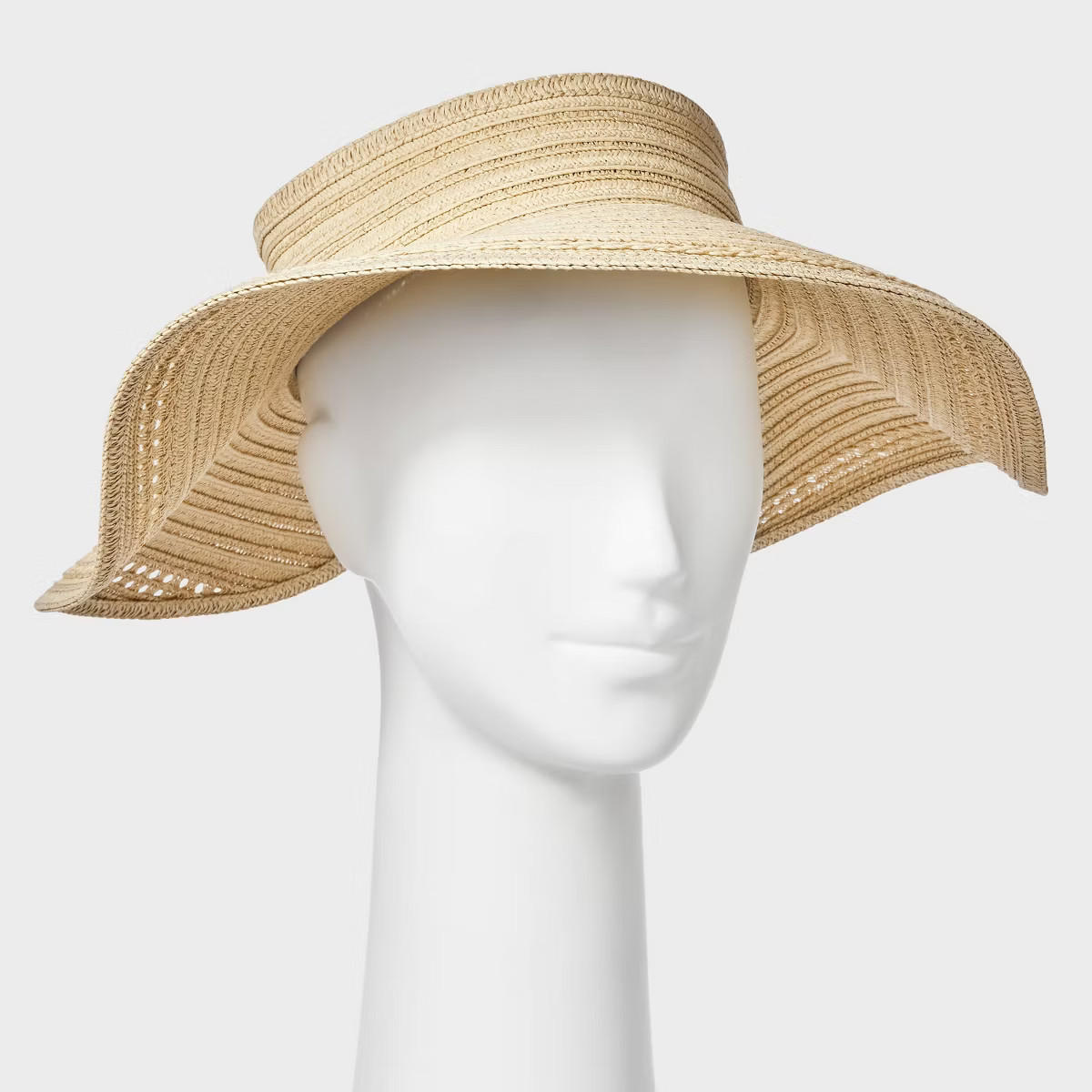 Packable Straw Essential Visor Hat - Shade & Shore™ Off-White | Target