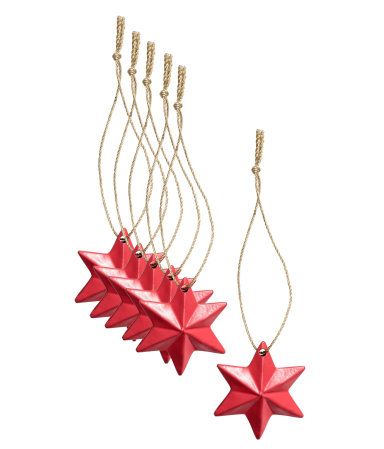 6-pack Christmas Ornaments | H&M (US)
