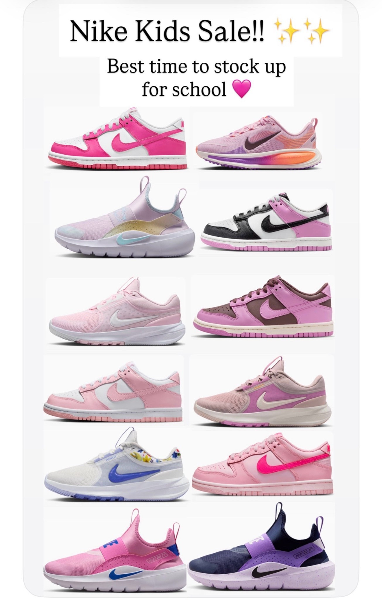 Nike kids sale for girls ✨🩷

#LTKKids #LTKSaleAlert