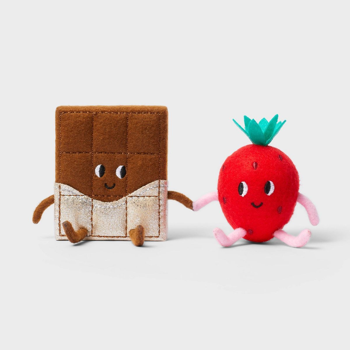 Valentine Figural Duo Chocolate & Strawberry - Spritz™ | Target