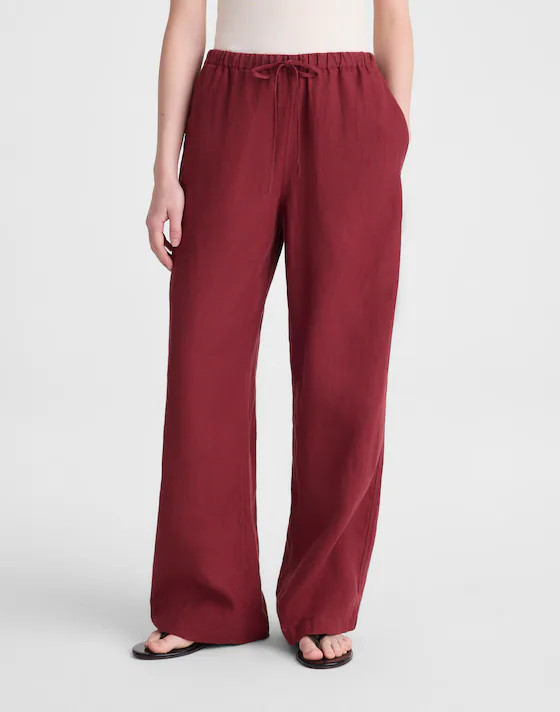 Pull-On Pants in 100% Linen | Madewell