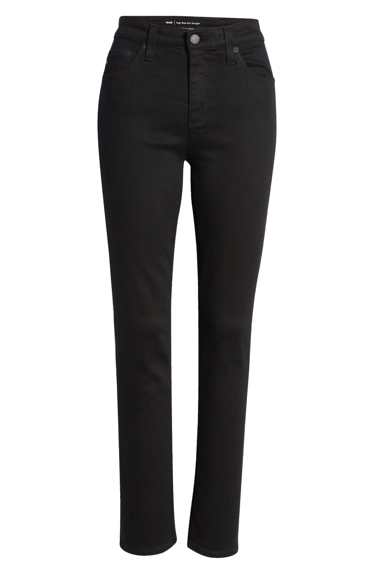 Mari High Waist Ankle Slim Straight Leg Jeans | Nordstrom