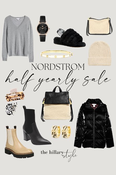 The Nordstrom Half Yearly Sale has been extended to January 9th and has so many incredible deals! 

Nordstrom, Nordstrom Half Year Sale, Fashion, Chelsea Boots, Heeled Boots, UGG, UGG Slippers, Claw Clips, Tortoise Shell Hair Clips, Puffer Jacket, Gold Accessories, Tory Burch, Tory Burch Jewelry, Sherpa Bag, Sherpa Purse, Backpack, Lacoste, Beanie, Winter Fashion

#LTKstyletip #LTKFind #LTKsalealert