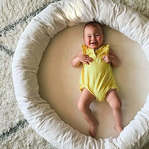 Wonder Space Elegant Nursery Round Floor Mat, Soft & Smooth Skin-Friendly Plush, Thick Seating Loung | Amazon (US)