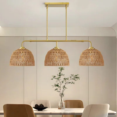 Buonomo 3 - Light Boho Kitchen Island Pendant | Wayfair North America