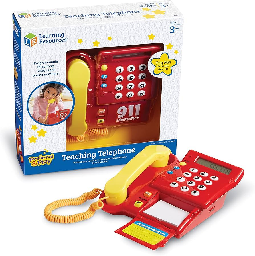 Learning Resources Teaching Telephone - 1 Piece, Ages 3+ Toddler Learning Toys, Pretend Play Tele... | Amazon (US)
