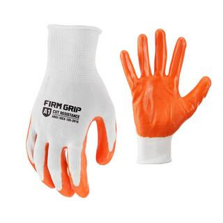 Large Nitrile Coated Work Gloves (5 Pack) | The Home Depot