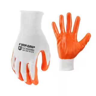 FIRM GRIP Large Nitrile Coated Work Gloves (5 Pack) 5558-032 | The Home Depot