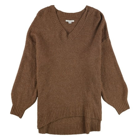 American Eagle Womens Waffle Knit Pullover Sweater Brown Small | Walmart (US)