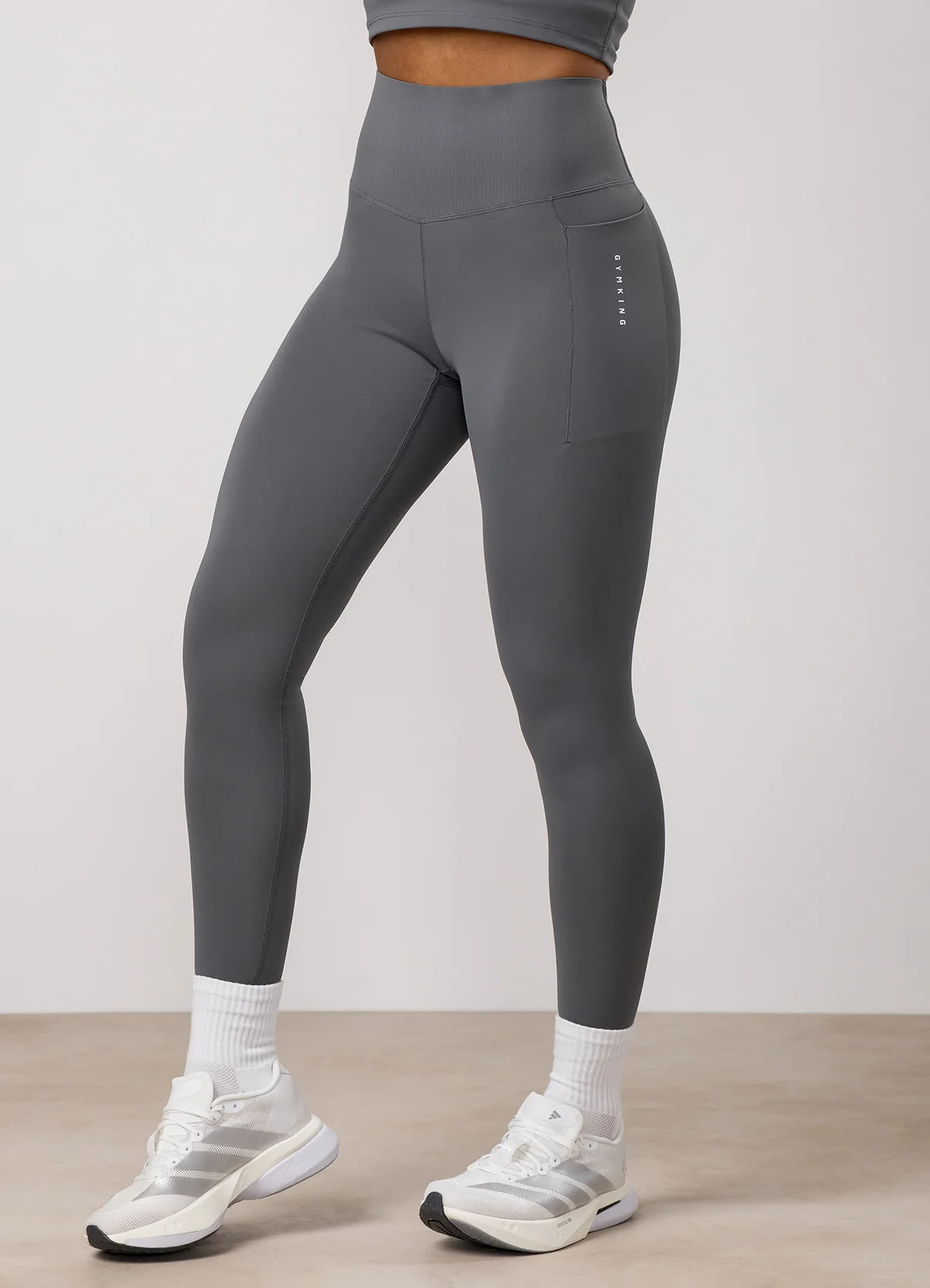 Gym King Precision Legging - Lava Grey | The Gym King (UK)