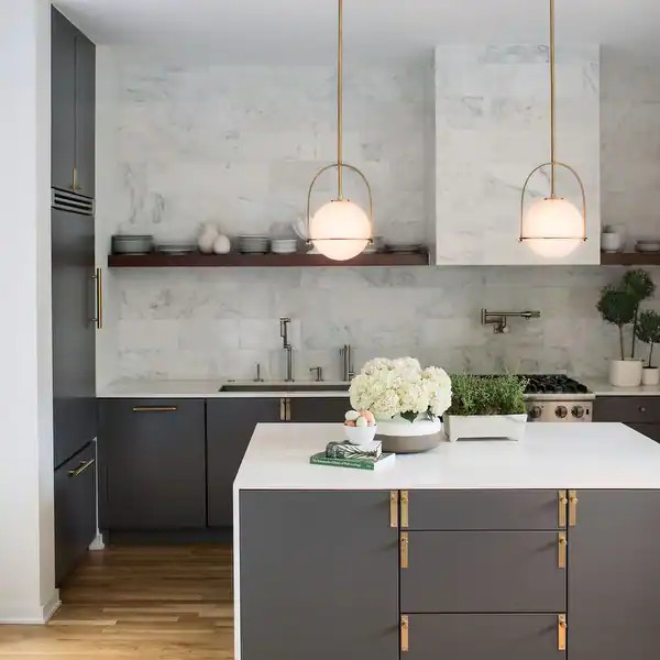 Hinkley Somerset 1-Light Pendant in Heritage Brass - gold | Bed Bath & Beyond