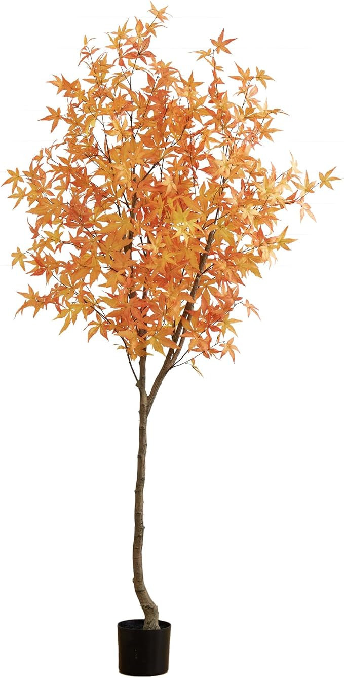 Nearly Natural 7ft. Autumn Maple Artificial Fall Tree | Amazon (US)