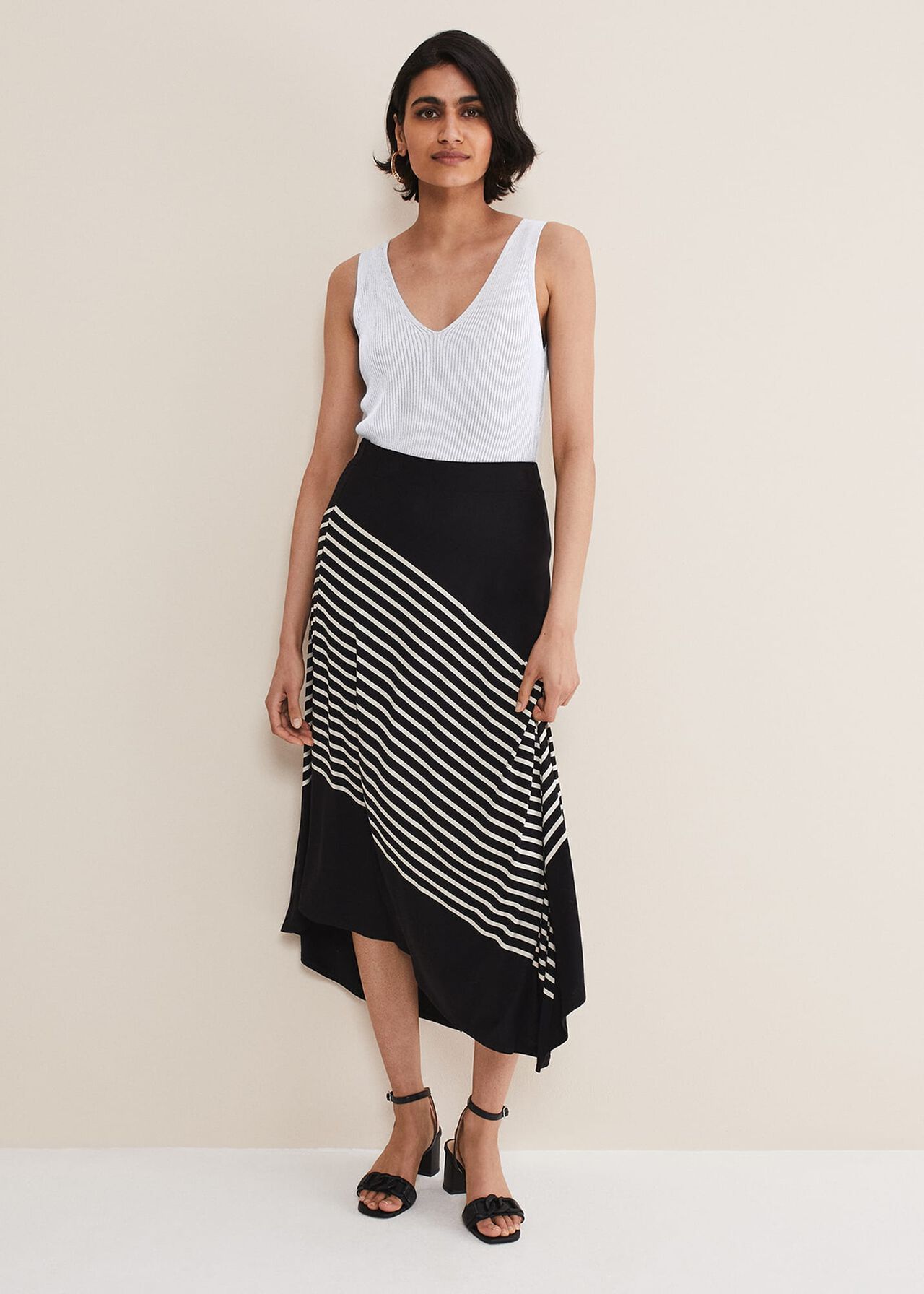Veritty Stripe Skirt | Phase Eight (UK)