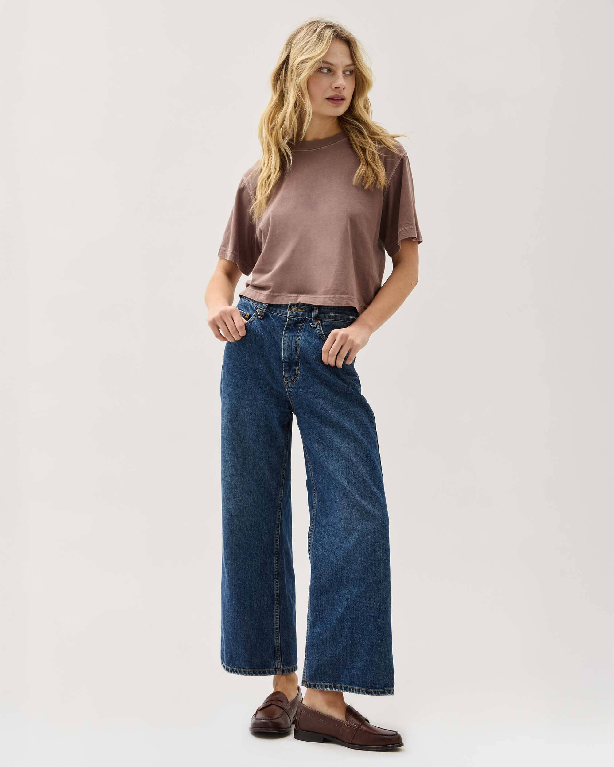 Women's Relaxed Crop Tee | Richer Poorer