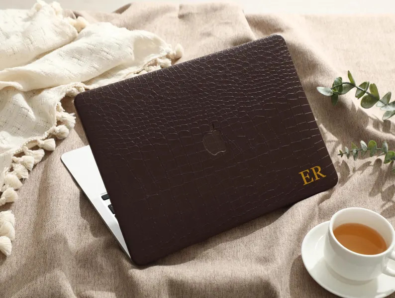 Chocolate Leather MacBook Case Protect Cover for Macbook Pro 14 Case Macbook Air 13 Case Pro 13 C... | Etsy (Global)