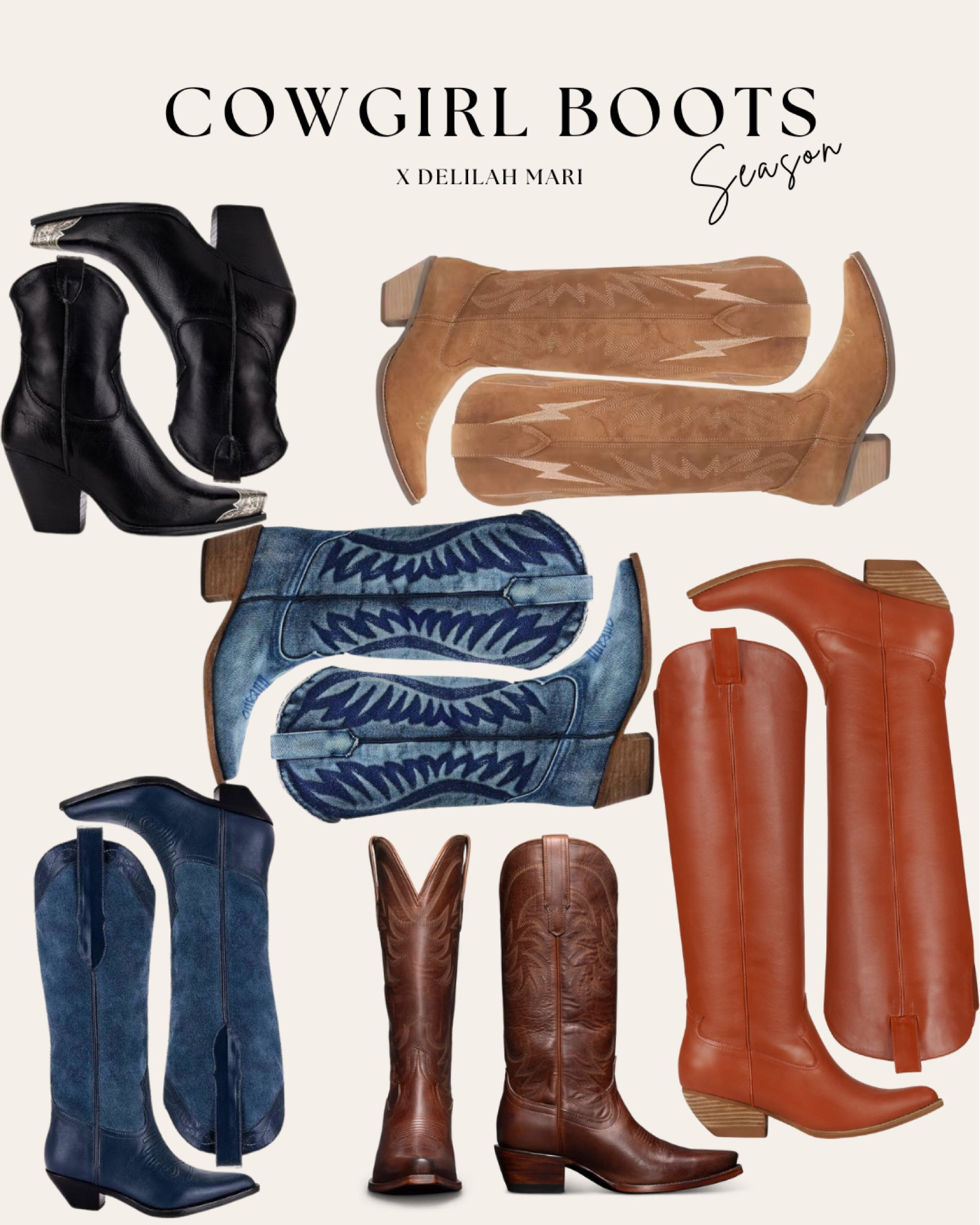 One of my favorite seasons is here🤠it’s time to get our Cowgirl boots!! 