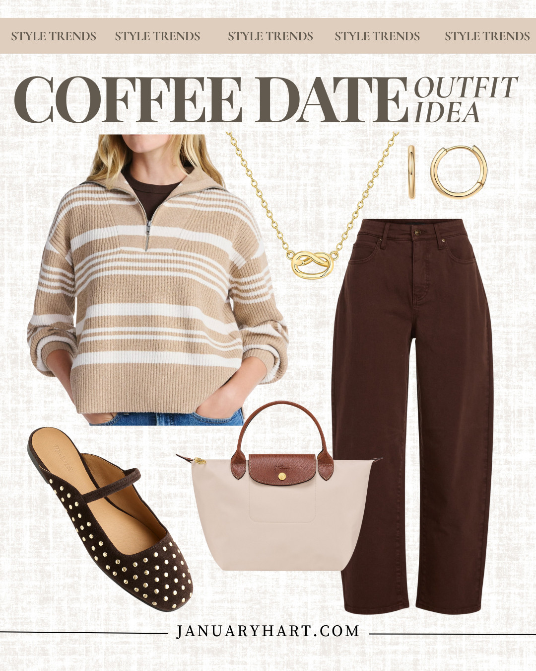 The October Lookbook 🍁

fall street style, casual fall outfits with jeans, chocolate brown, stripe sweater, tote bag, barrel jeans, fall outfit with denim 

 #LTKOver40 #LTKFindsUnder100 #LTKStyleTip