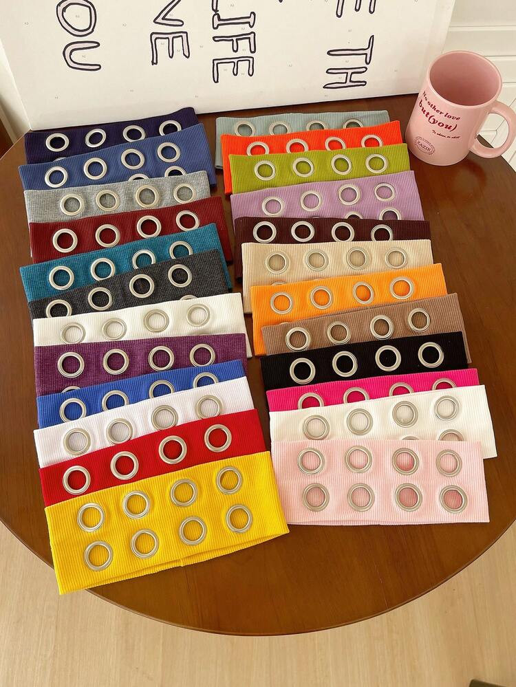 1pc/4pcs European & American Cross-Border Punk Style High-Quality Headband, Vintage Fashion Metal Rock Style Wide Elastic Breathable Hair Band For Women, 23 Colors Available Fall Winter Hair Accessories For Women For Vacation Outfits Woman Women Bandnas Winter Head Scarf Women Bandanas Soft Headwrap | SHEIN