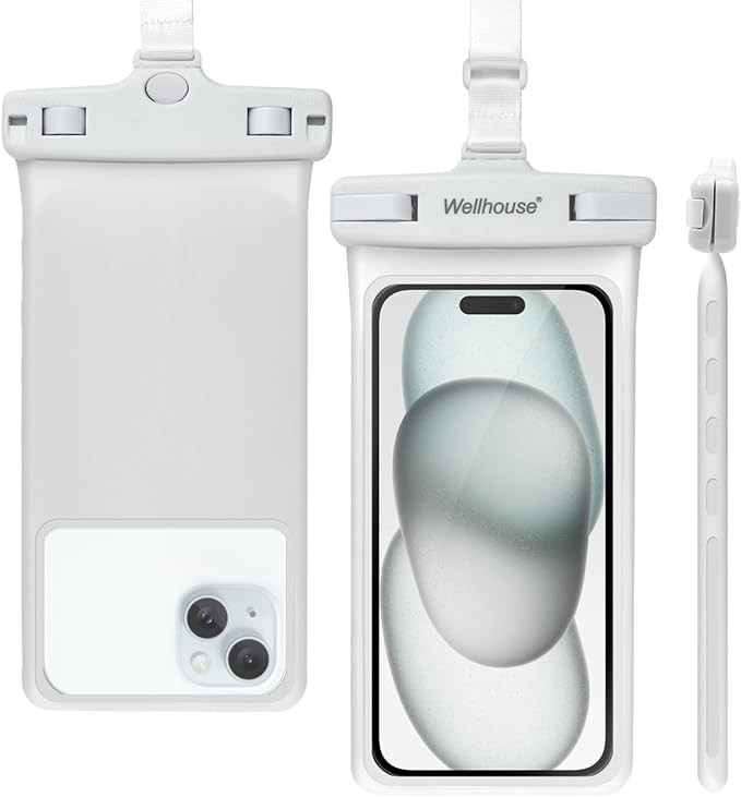 wellhouse Waterproof Phone Pouch, Waterproof Phone Case for iPhone 16 15 14 13 12 Pro Max XS Sams... | Amazon (US)